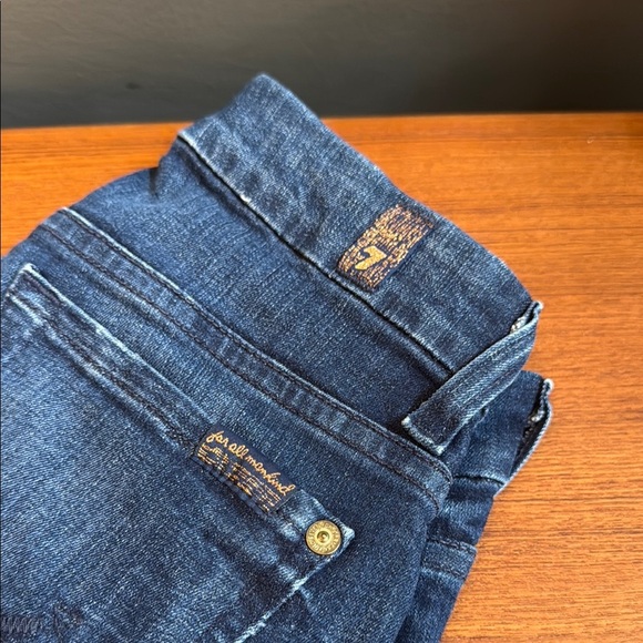 For all man kind kimmie straight leg  Women's Blue Jeans size 24 - Picture 13 of 13